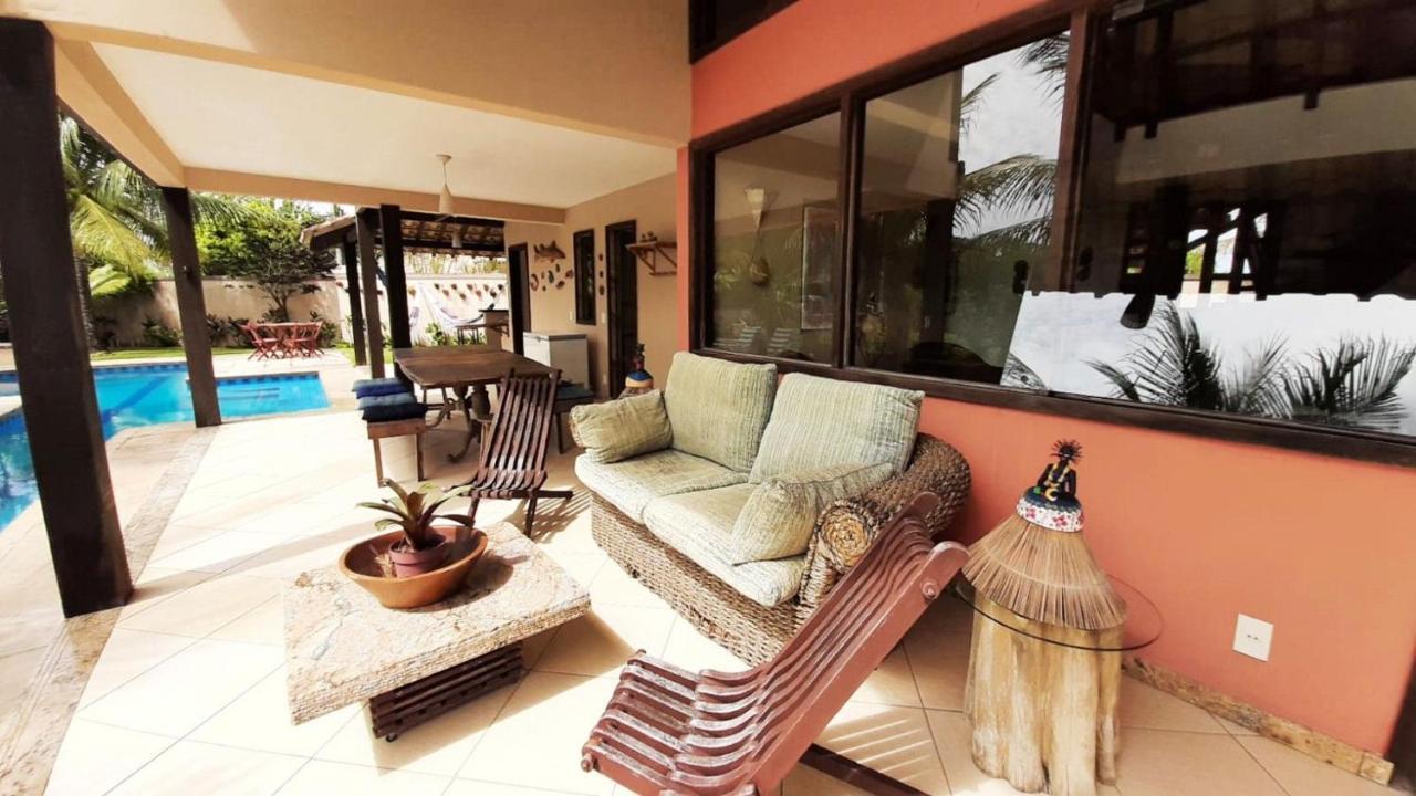 Casa Com Vista Para O Mar De Taperapuan Porto Seguro Exteriör bild