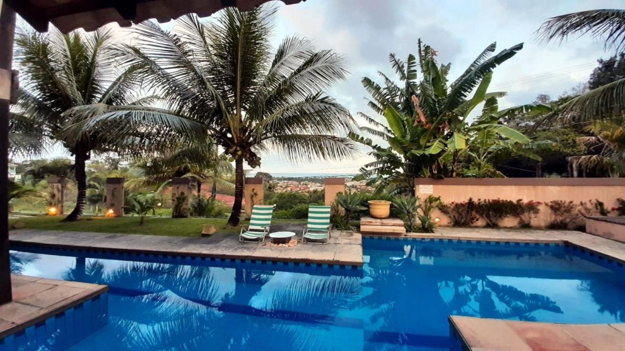 Casa Com Vista Para O Mar De Taperapuan Porto Seguro Exteriör bild