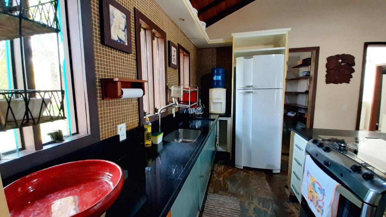 Casa Com Vista Para O Mar De Taperapuan Porto Seguro Exteriör bild