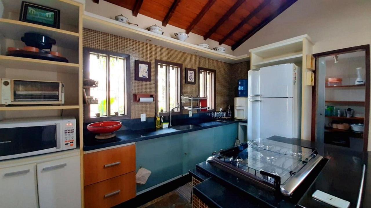 Casa Com Vista Para O Mar De Taperapuan Porto Seguro Exteriör bild