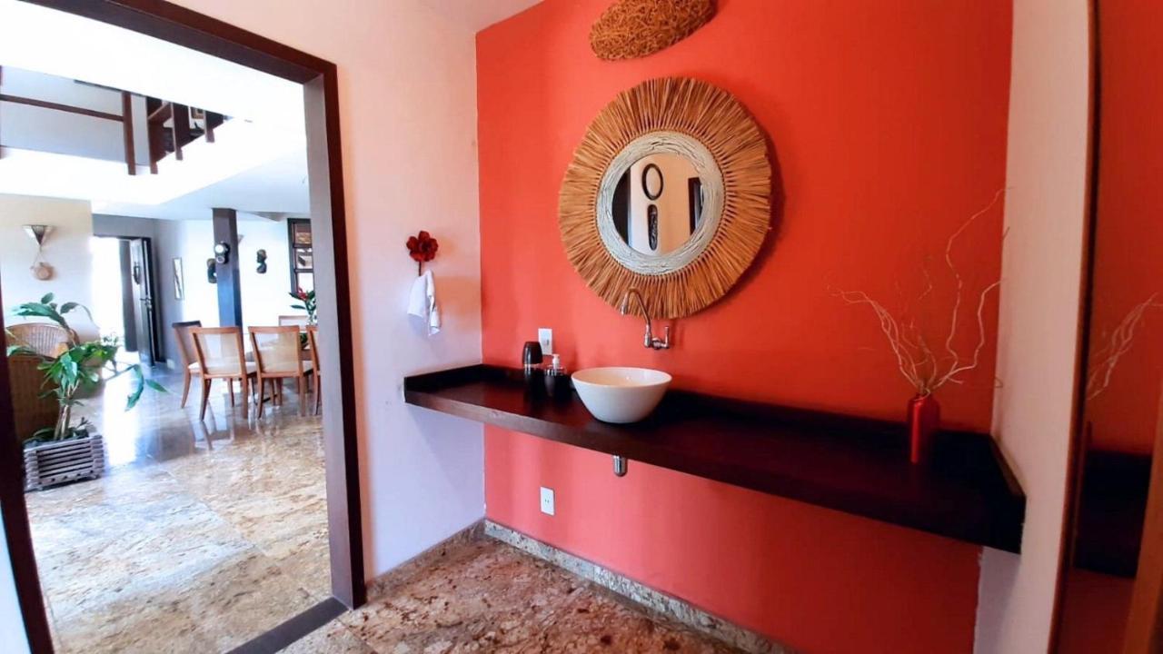 Casa Com Vista Para O Mar De Taperapuan Porto Seguro Exteriör bild