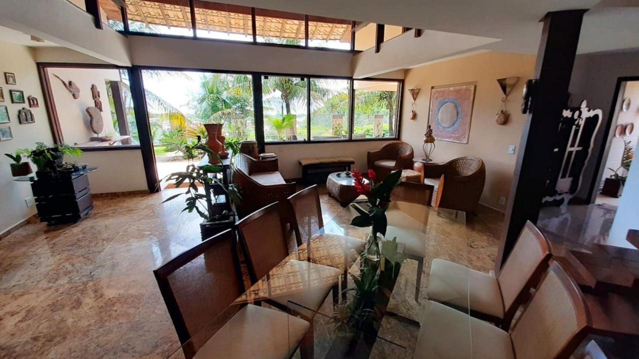 Casa Com Vista Para O Mar De Taperapuan Porto Seguro Exteriör bild