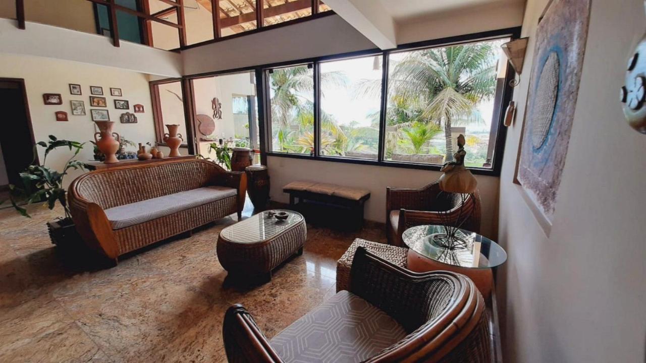 Casa Com Vista Para O Mar De Taperapuan Porto Seguro Exteriör bild
