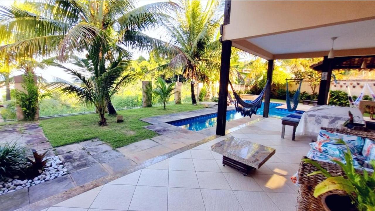 Casa Com Vista Para O Mar De Taperapuan Porto Seguro Exteriör bild
