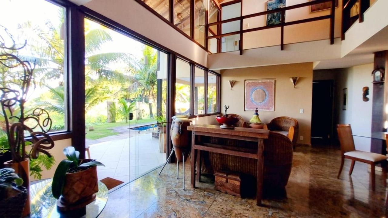 Casa Com Vista Para O Mar De Taperapuan Porto Seguro Exteriör bild